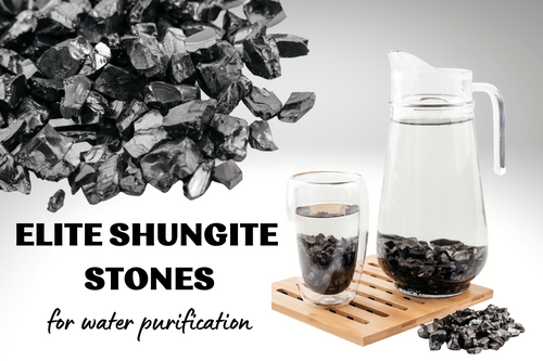 Shungite Elite Noble stones for Water (choose weight 40 gr. - 10 kg.) Elite Shungite Karelian Masters