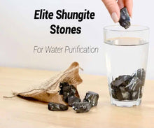 Load image into Gallery viewer, Shungite Elite Noble stones for Water (choose weight 40 gr. - 10 kg.) Elite Shungite Karelian Masters
