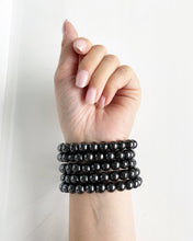 Load image into Gallery viewer, Shungite Bracelet Bead 8 mm. Shungite Bracelets Karelian Masters
