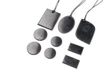 Load image into Gallery viewer, Shungite Pendants Necklace + Shungite Sticker Plates for Phone Shungite Gift Set Karelian Masters
