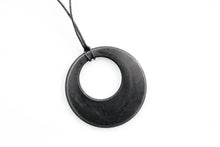 Load image into Gallery viewer, Shungite Necklace Pendant Polished Circle Shungite Pendant Karelian Masters
