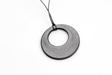 Load image into Gallery viewer, Shungite Necklace Pendant Polished Circle Shungite Pendant Karelian Masters
