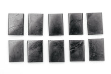 Load image into Gallery viewer, Shungite Sticker Plate for Phone 0.78 x 1.18 inch. Set of 10 pcs. Shungite Plates Karelian Masters
