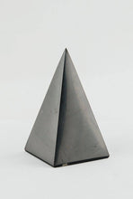 Load image into Gallery viewer, Shungite High Pyramid 3.15 inch. Polished Shungite Pyramids Karelian Masters
