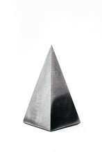 Load image into Gallery viewer, Shungite High Pyramid 3.15 inch. Polished Shungite Pyramids Karelian Masters
