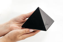 Load image into Gallery viewer, Shungite Pyramid 3.94 inch. Set of 2 pcs. Shungite Pyramids Karelian Masters
