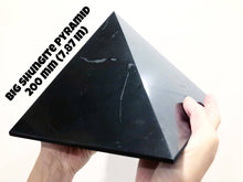 Load image into Gallery viewer, Shungite Pyramid 7,84 inch | 200 mm Shungite Pyramids Karelian Masters
