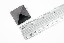 Load image into Gallery viewer, Shungite Pyramid Polished (choose size 1.18 inch - 5.9 inch) Shungite Pyramids Karelian Masters
