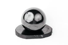 Load image into Gallery viewer, Shungite Sphere Ball 60 mm (2.36 inches) Shungite Sphere Karelian Masters
